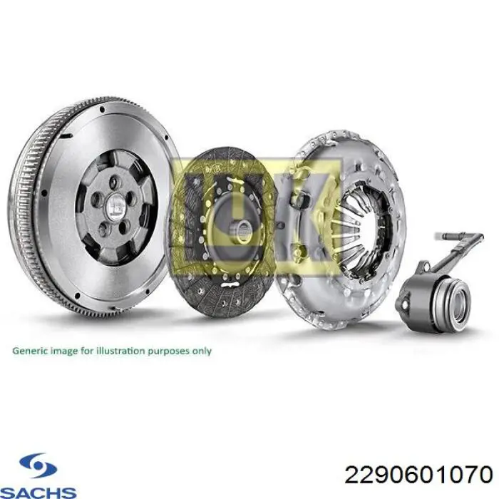 Комплект сцепления (3 части) Sachs 2290601070 цена, от 527.38 USD