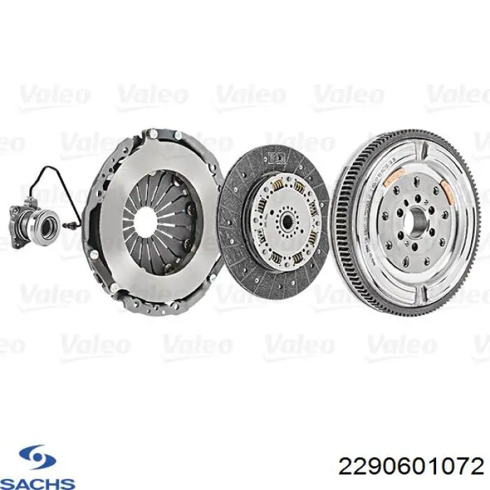 Купить 2290601072 Sachs Комплект сцепления (диск, корзина, подшипник)