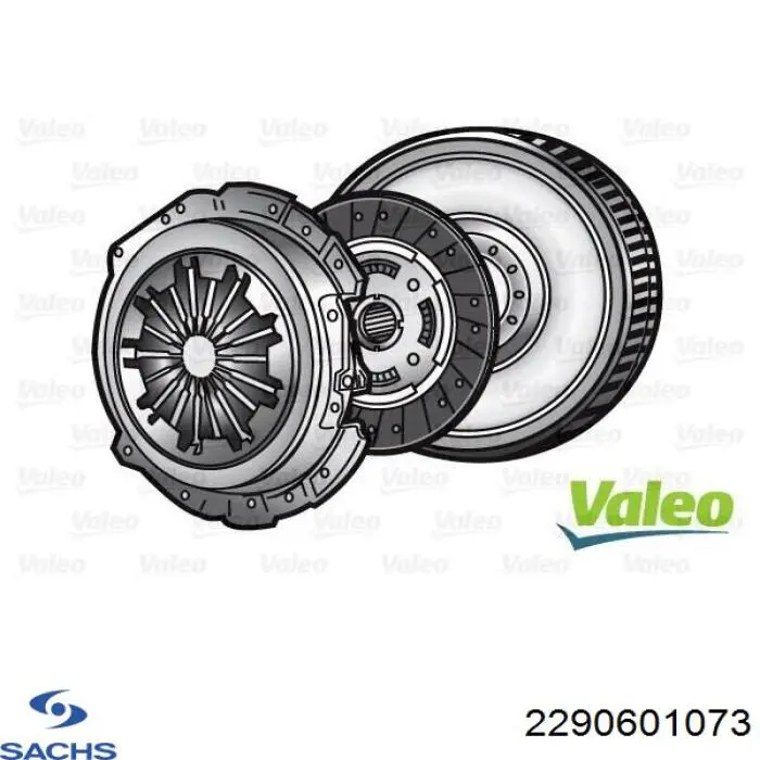Комплект сцепления (3 части) Sachs 2290601073 цена, от 431.56 USD