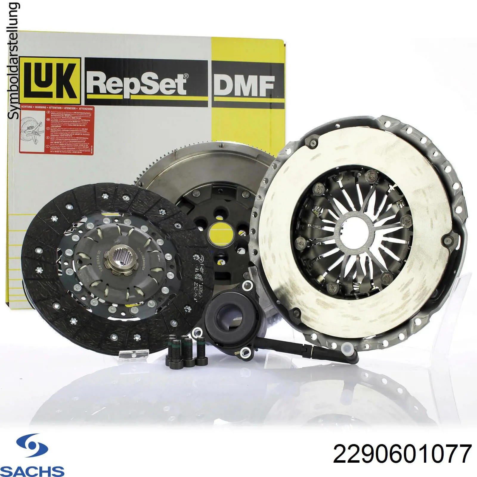 Комплект сцепления (3 части) Sachs 2290601077 цена, от 451.78 USD