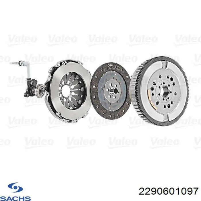 Купить 2290601097 Sachs Комплект сцепления (диск, корзина, подшипник)