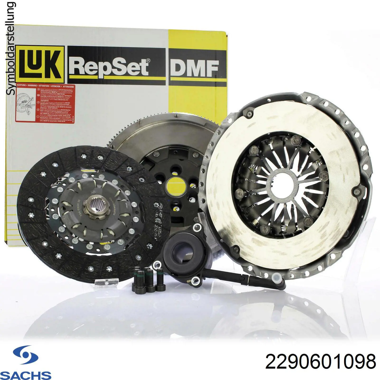 Купить 2290601098 Sachs Комплект сцепления (диск, корзина, подшипник)