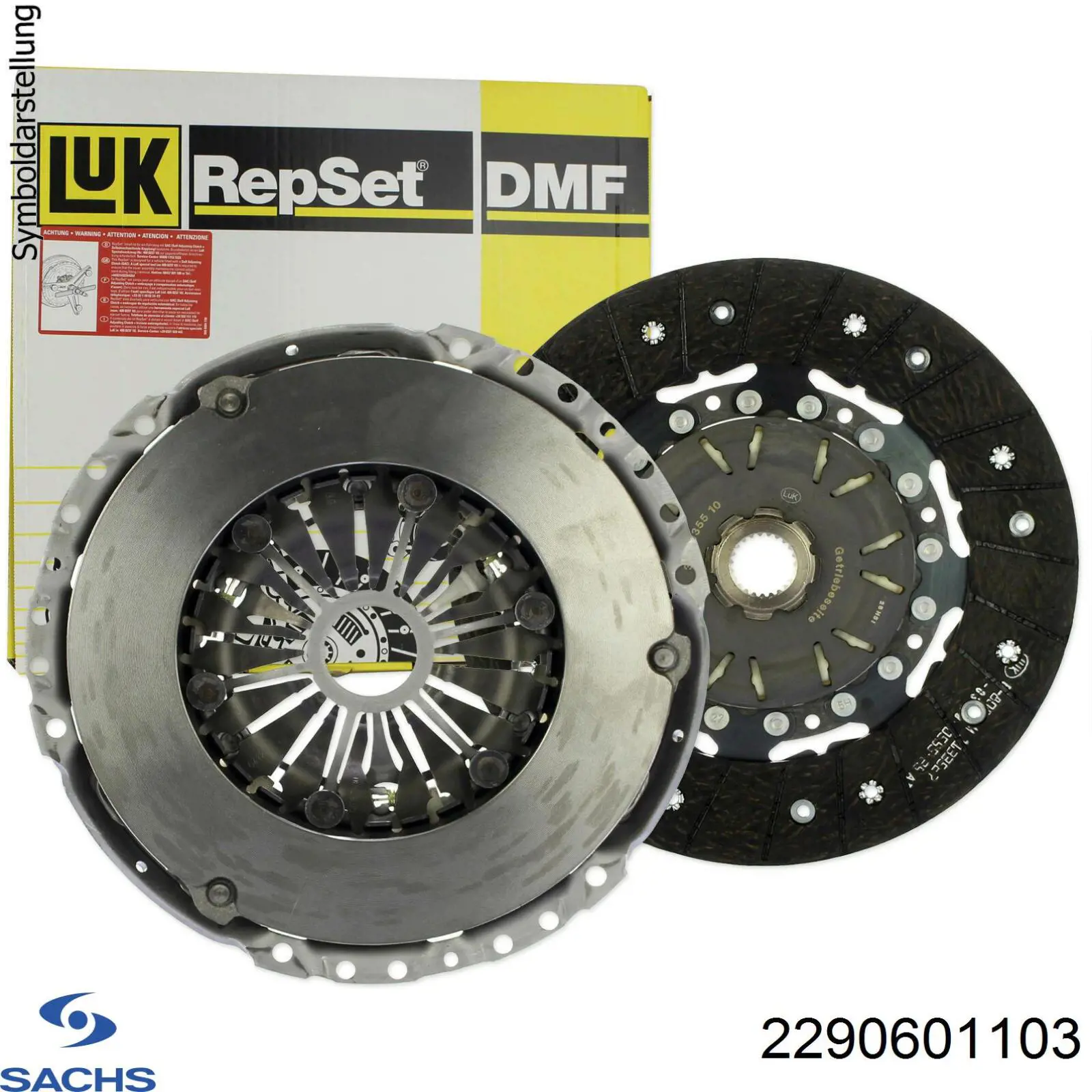 Купить 2290601103 Sachs Комплект сцепления (диск, корзина, подшипник)