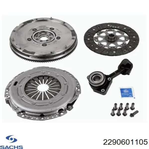 Комплект сцепления (3 части) Sachs 2290601105 цена, от 554.14 USD