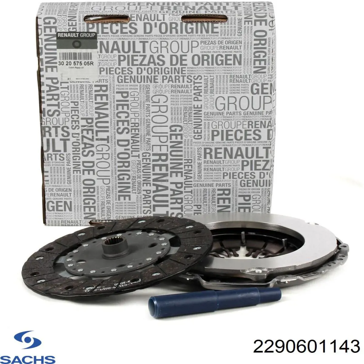 Комплект сцепления (3 части) Sachs 2290601143 цена, от 483.68 USD
