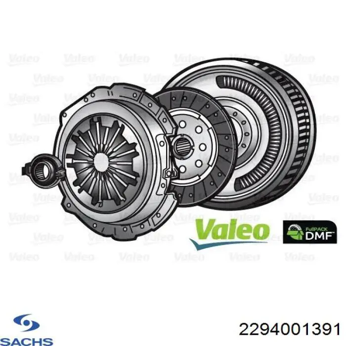 Volante motor 2294001391 Sachs