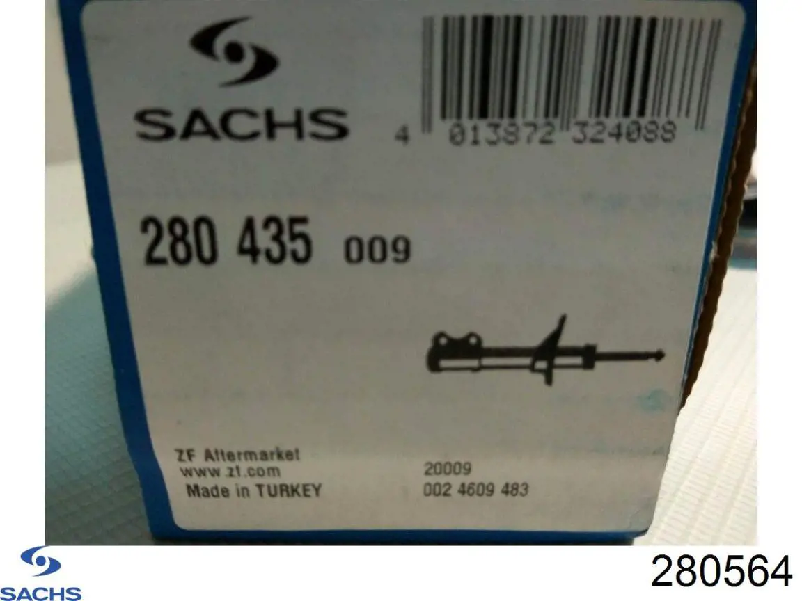 Задний амортизатор Sachs 280564