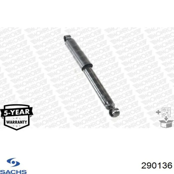 Купить 290136 Sachs Амортизатор задней подвески