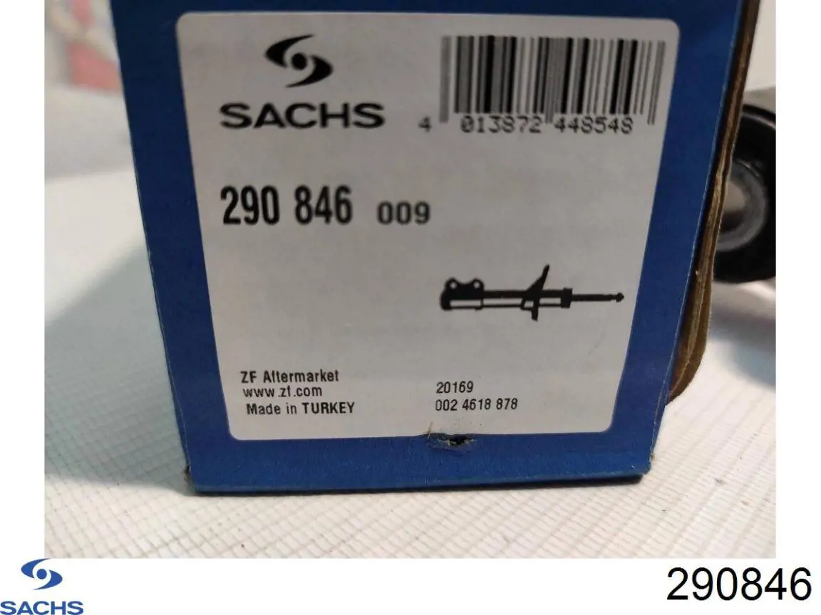290 846 Sachs амортизатор задний