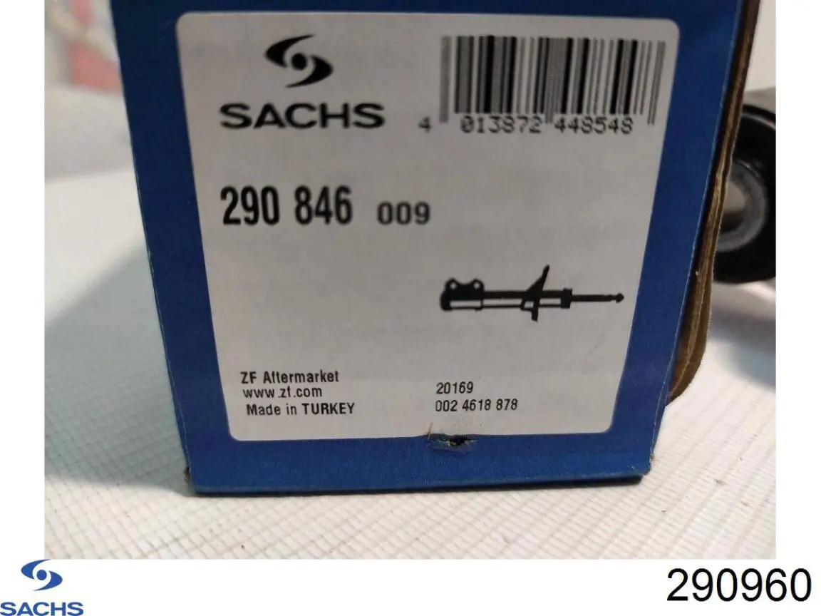 Купить 290960 Sachs Амортизатор подвески передний правый