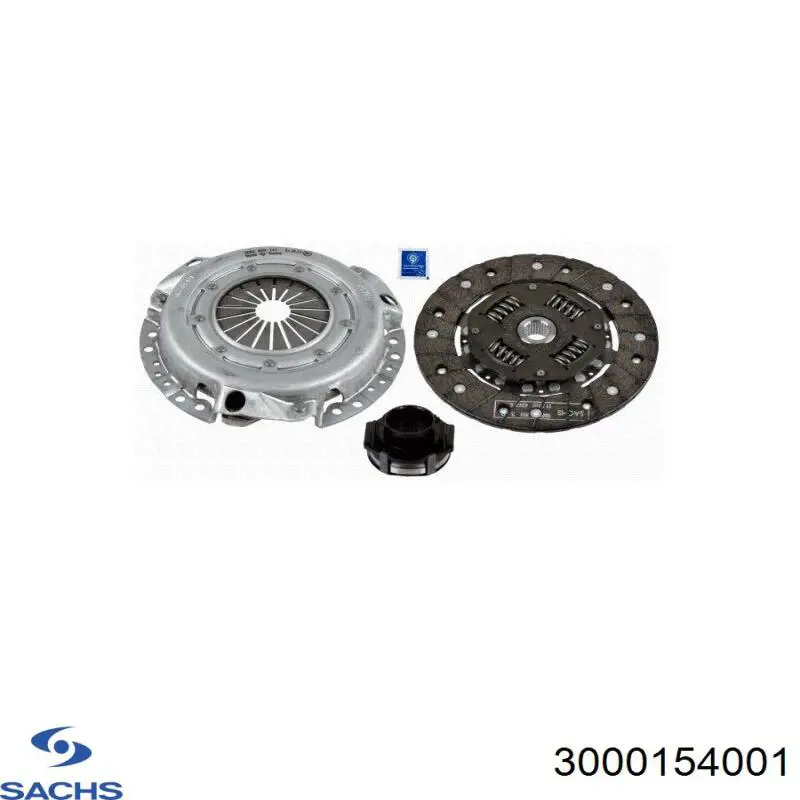 Комплект сцепления (3 части) Sachs 3000154001 цена, от 82.32 USD