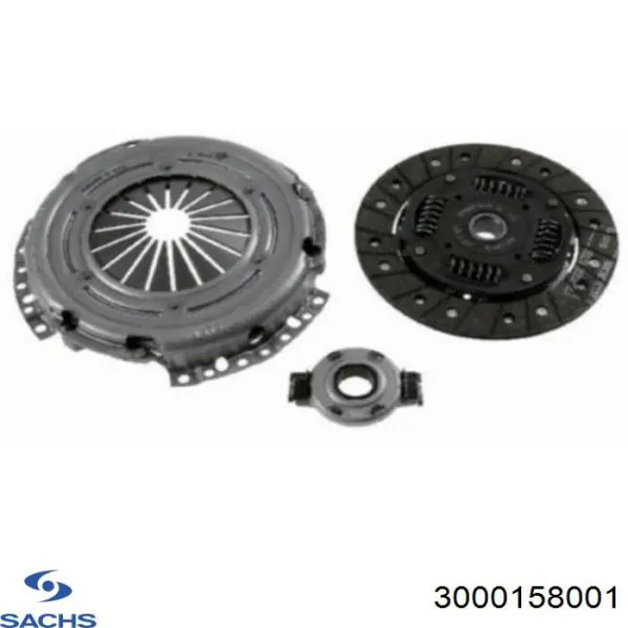 Купить 3000158001 Sachs Комплект сцепления (диск, корзина, подшипник)
