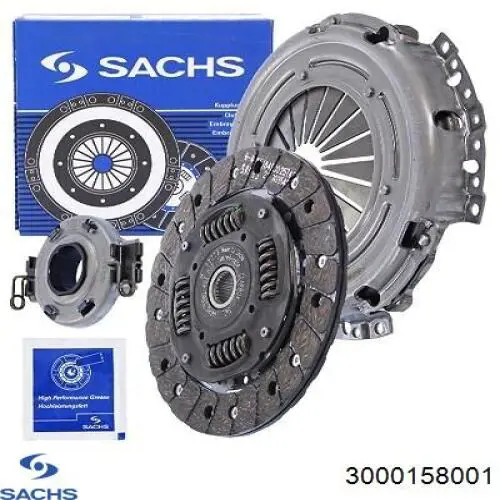 Комплект зчеплення (3 частини) 3000158001 Sachs