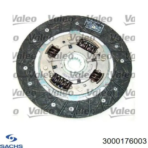 Купить 3000176003 Sachs Комплект сцепления (диск, корзина, подшипник)