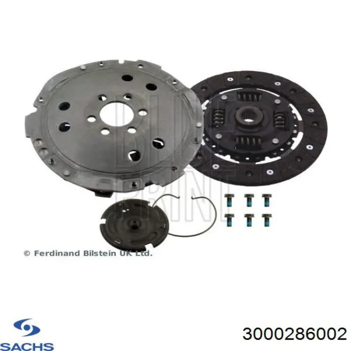 Купить 3000286002 Sachs Комплект сцепления (диск, корзина, подшипник)
