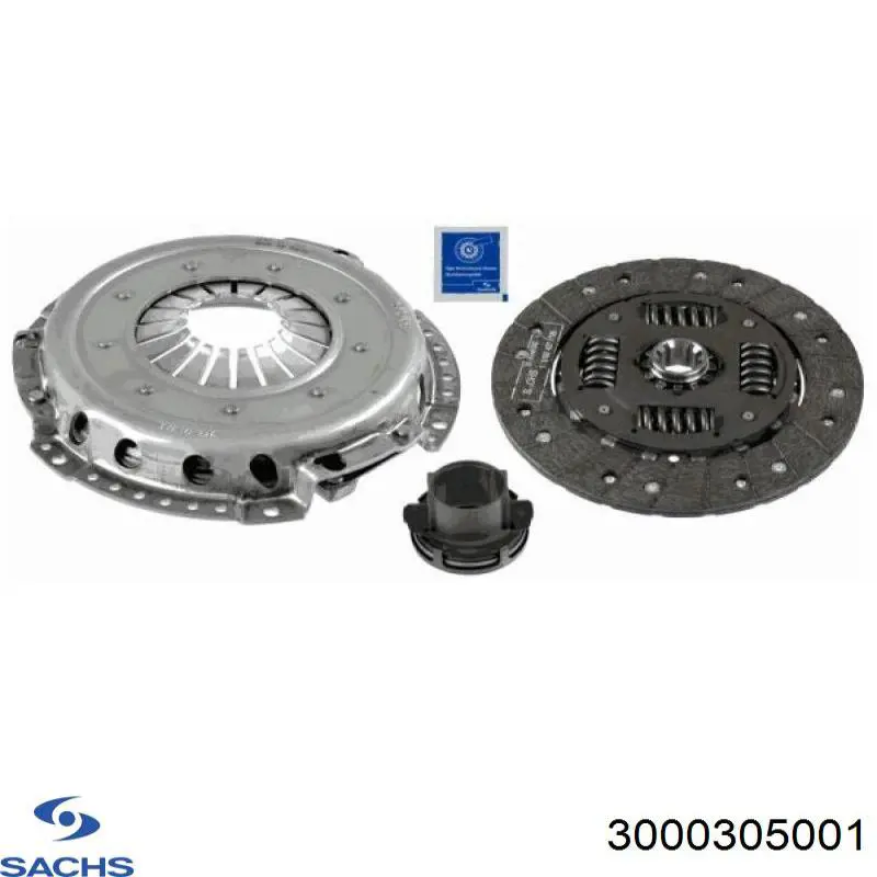 Купить 3000305001 Sachs Комплект сцепления (диск, корзина, подшипник)
