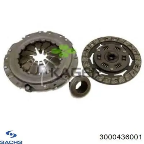 Комплект сцепления (3 части) Sachs 3000436001 цена, от 73.35 USD