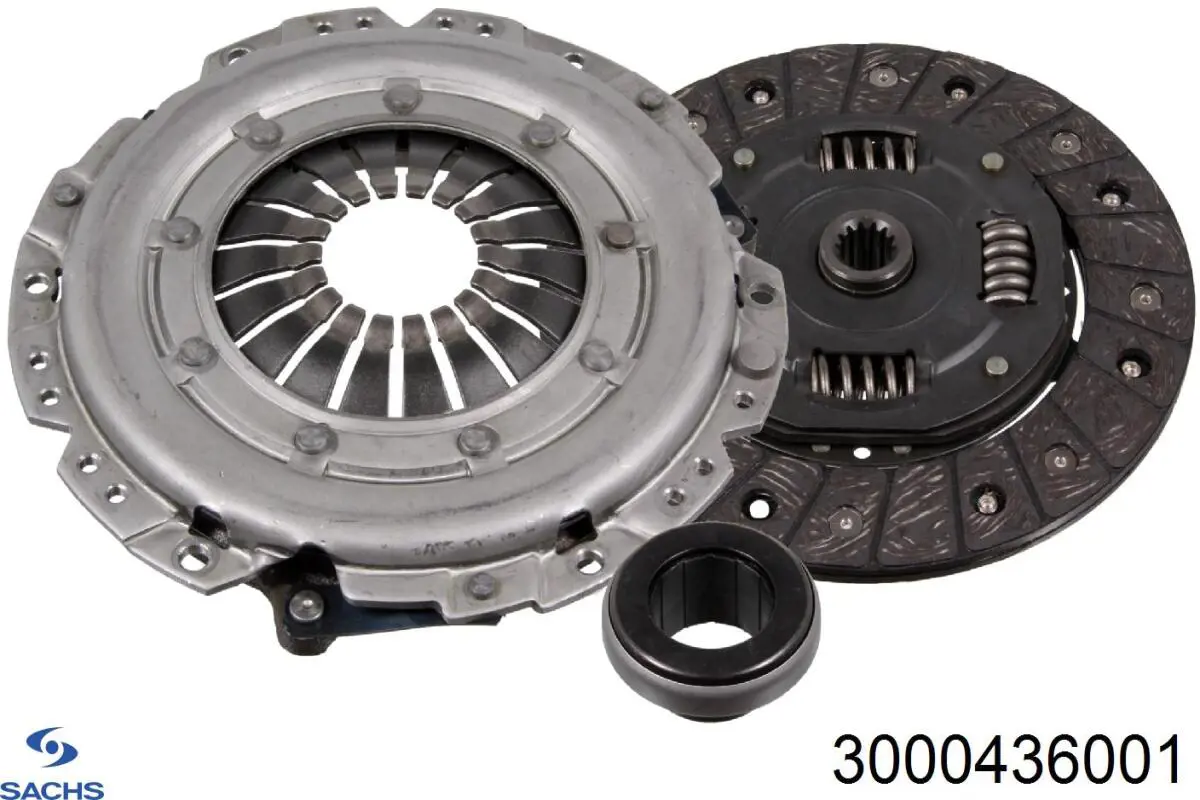 Купить 3000436001 Sachs Комплект сцепления (диск, корзина, подшипник)
