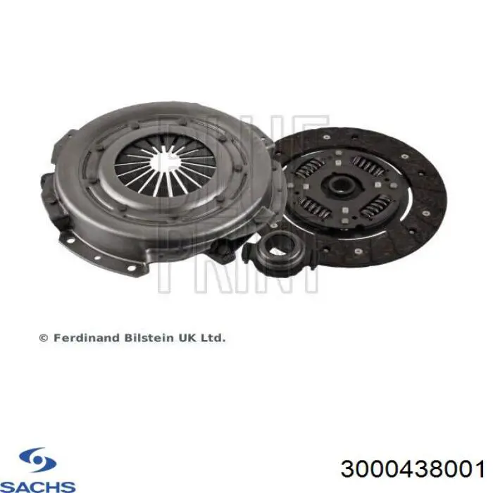 Купить 3000438001 Sachs Комплект сцепления (диск, корзина, подшипник)