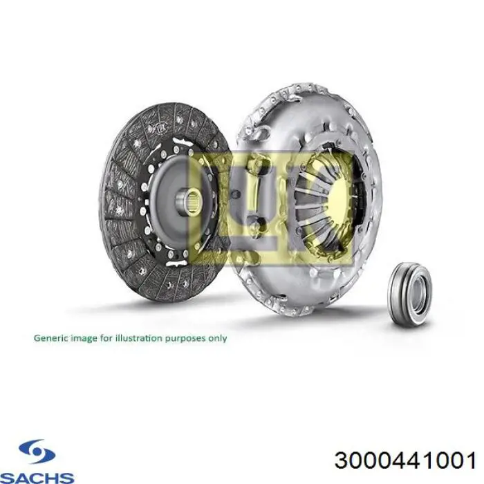 Комплект сцепления (3 части) Sachs 3000441001 цена, от 157.34 USD