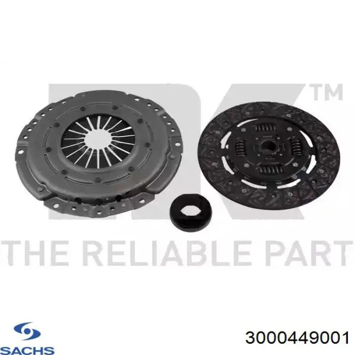Комплект сцепления (3 части) Sachs 3000449001 цена, от 84.36 USD