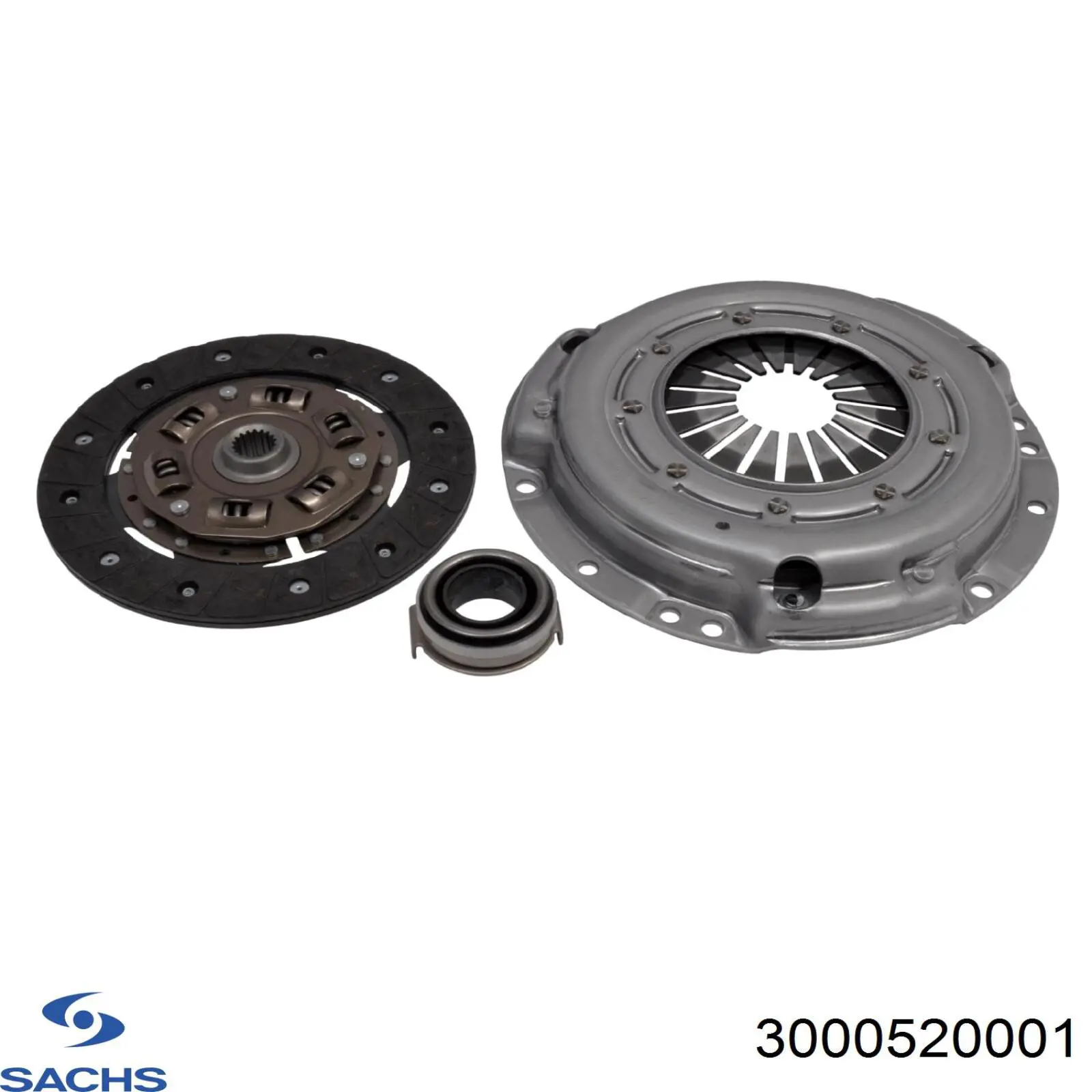 Kit de embrague (3 partes) 3000520001 Sachs