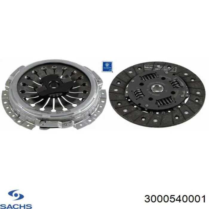 Купить 3000540001 Sachs Комплект сцепления (диск, корзина, подшипник)
