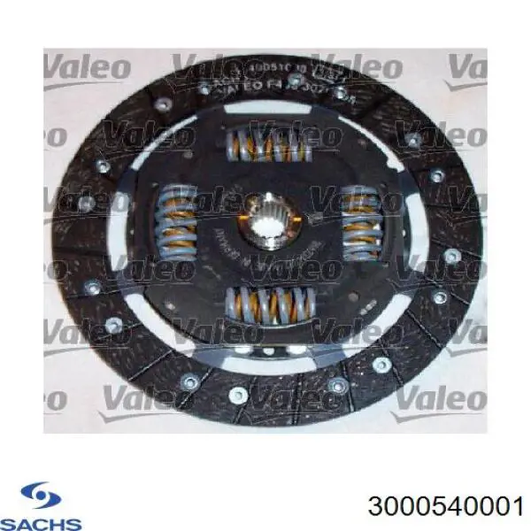 Комплект сцепления (3 части) Sachs 3000540001 цена, от 94.53 USD