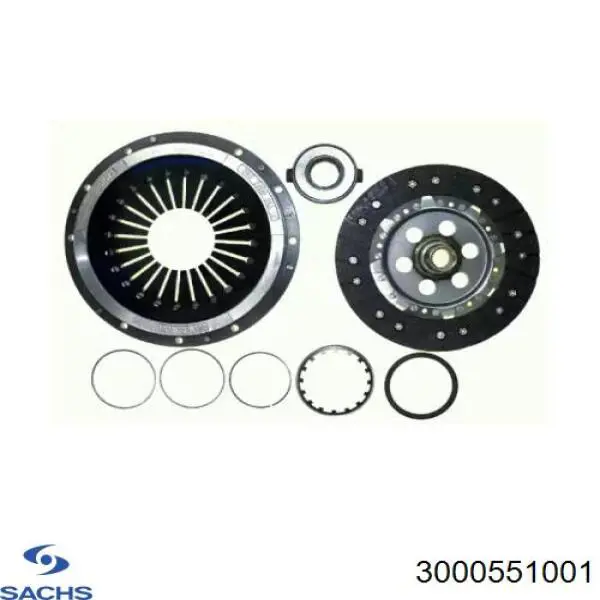 3000551001 Sachs kit de embraiagem (3 peças)