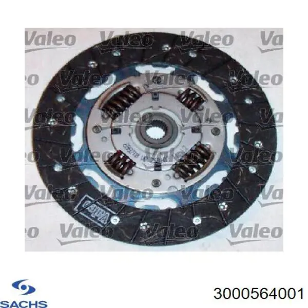 Комплект сцепления (3 части) Sachs 3000564001 цена, от 225.35 USD