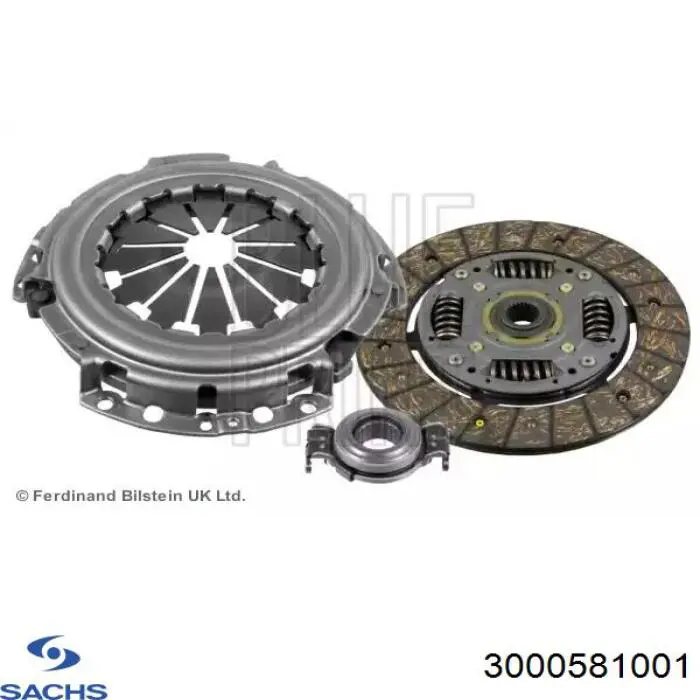 Купить 3000581001 Sachs Комплект сцепления (диск, корзина, подшипник)