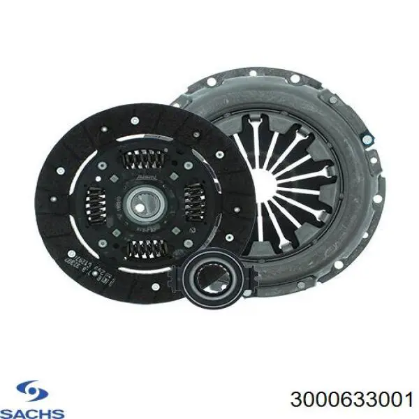 Купить 3000633001 Sachs Комплект сцепления (диск, корзина, подшипник)