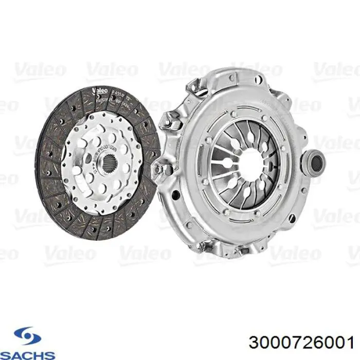 Купить 3000726001 Sachs Комплект сцепления (диск, корзина, подшипник)