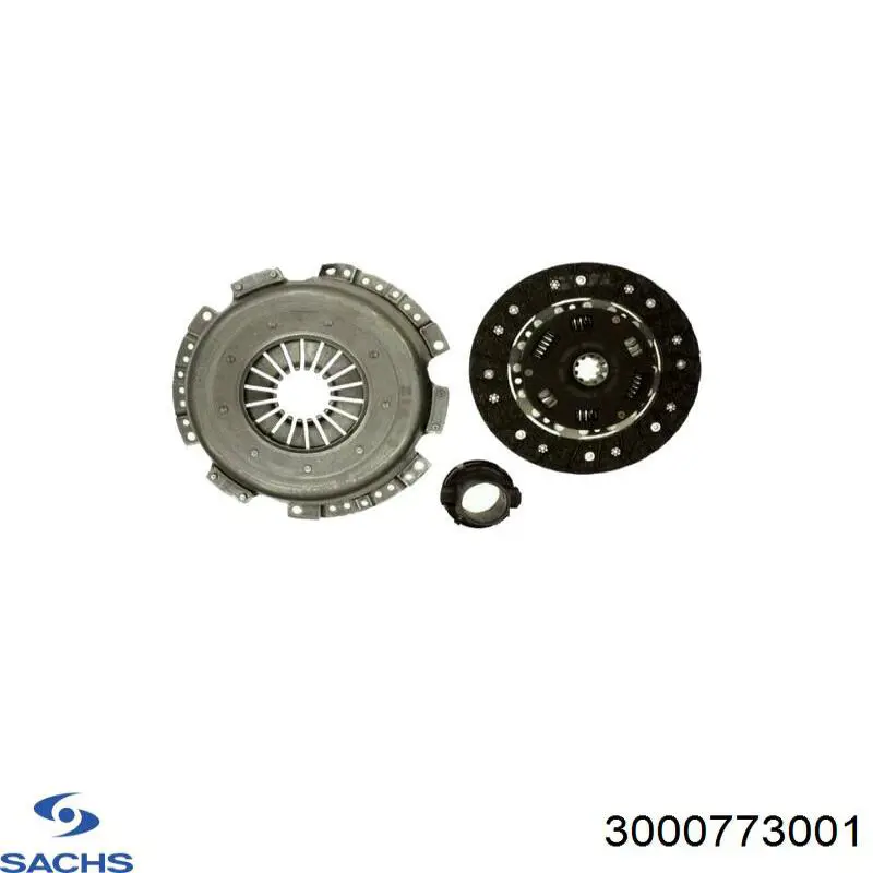 Купить 3000773001 Sachs Комплект сцепления (диск, корзина, подшипник)