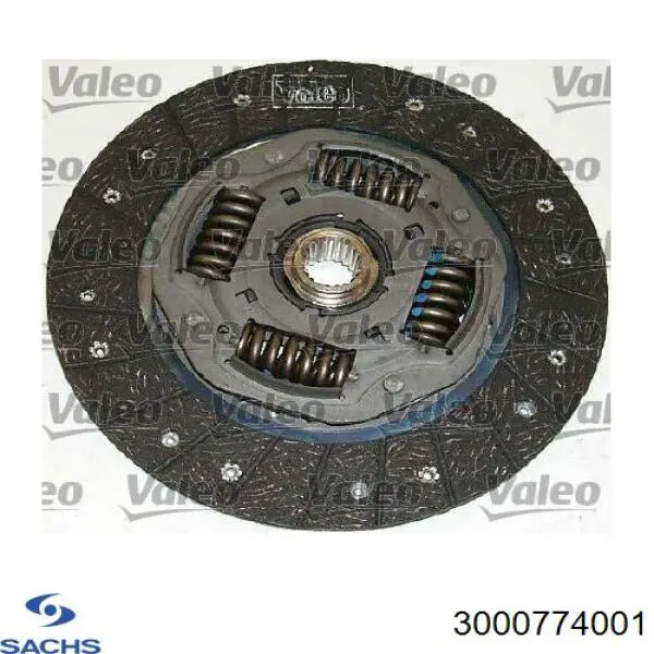 Комплект сцепления (3 части) Sachs 3000774001 цена, от 172.04 USD