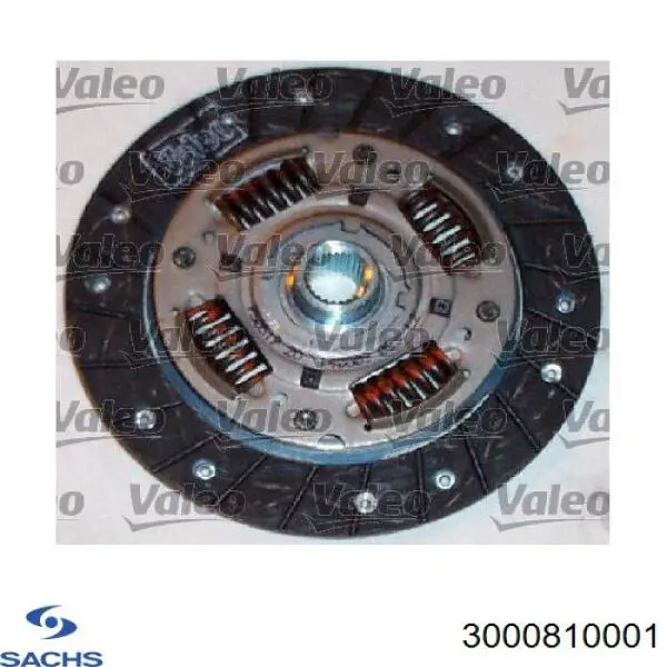 Купить 3000810001 Sachs Комплект сцепления (диск, корзина, подшипник)