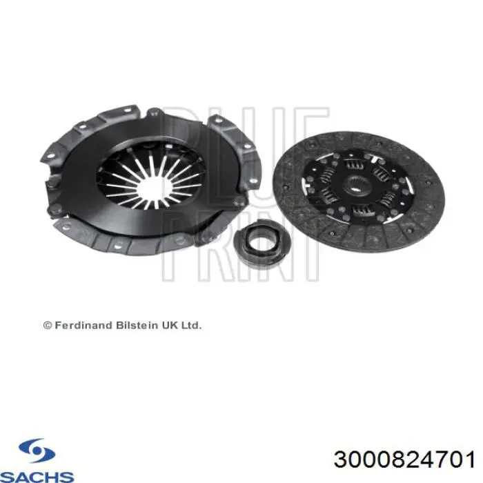 Купить 3000824701 Sachs Комплект сцепления (диск, корзина, подшипник)