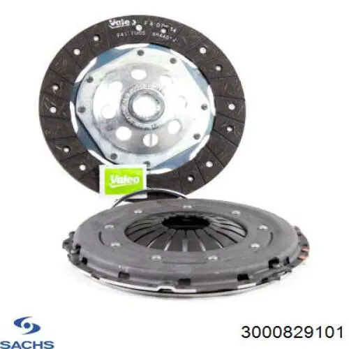 Купить 3000829101 Sachs Комплект сцепления (диск, корзина, подшипник)
