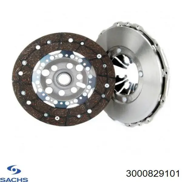 Комплект сцепления (3 части) Sachs 3000829101 цена, от 171.56 USD
