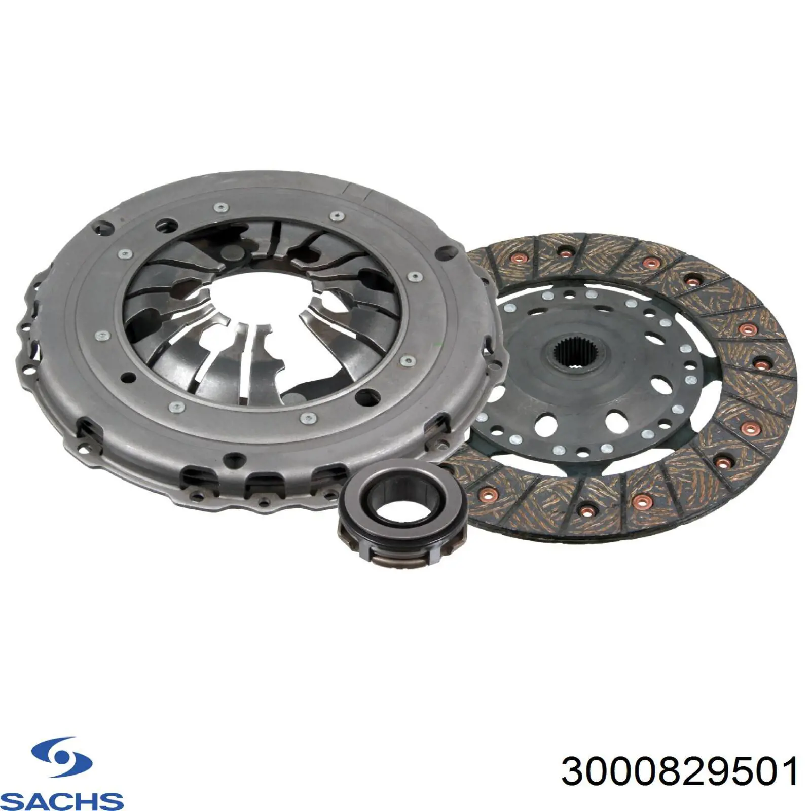 Купить 3000829501 Sachs Комплект сцепления (диск, корзина, подшипник)