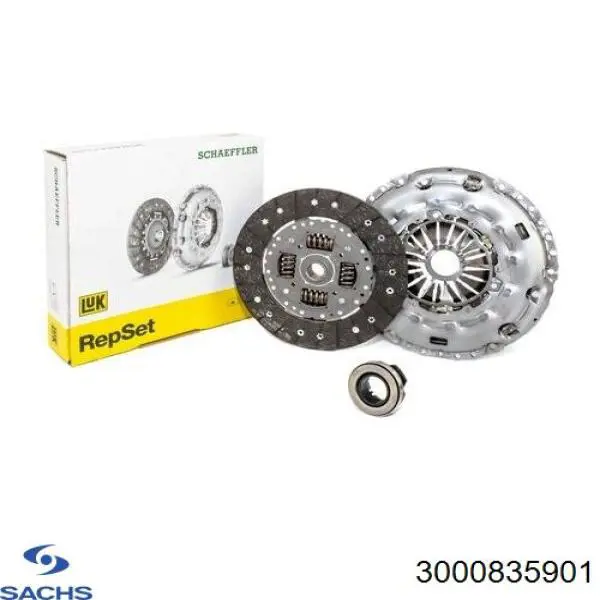 Комплект сцепления (3 части) Sachs 3000835901 цена, от 253.88 USD