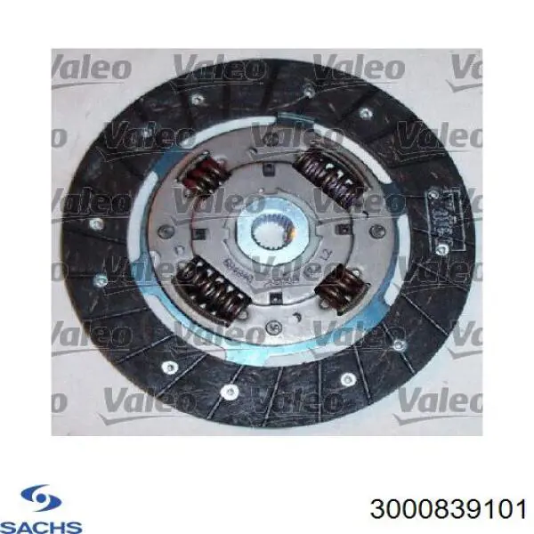 Купить 3000839101 Sachs Комплект сцепления (диск, корзина, подшипник)