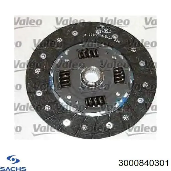 Купить 3000840301 Sachs Комплект сцепления (диск, корзина, подшипник)