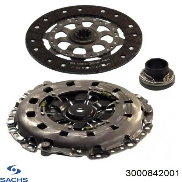 Купить 3000842001 Sachs Комплект сцепления (диск, корзина, подшипник)