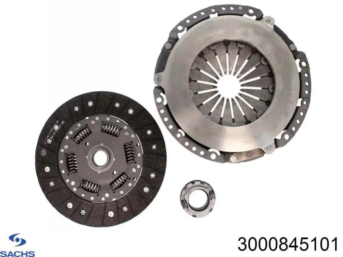 3000845101 Sachs kit de embraiagem (3 peças)