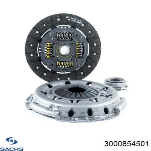 Купить 3000854501 Sachs Комплект сцепления (диск, корзина, подшипник)