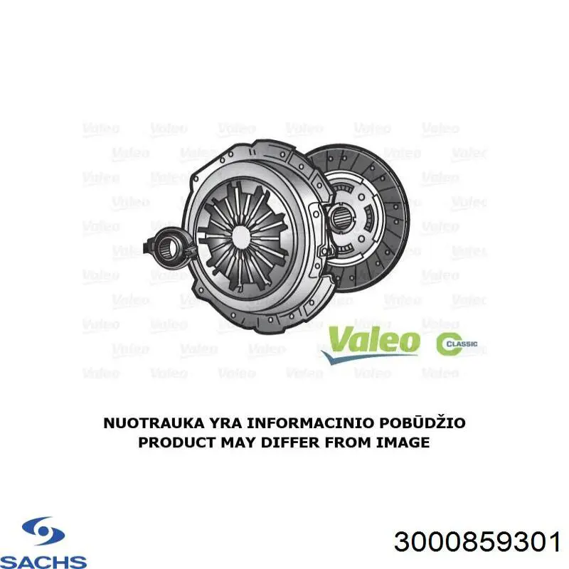 Комплект сцепления (3 части) Sachs 3000859301 цена, от 183.79 USD