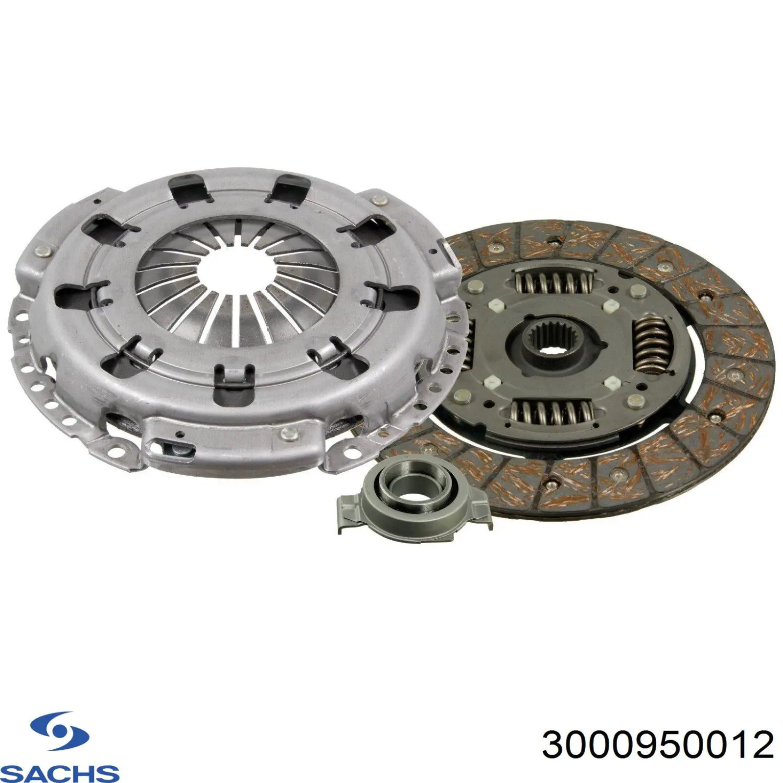 Купить 3000950012 Sachs Комплект сцепления (диск, корзина, подшипник)