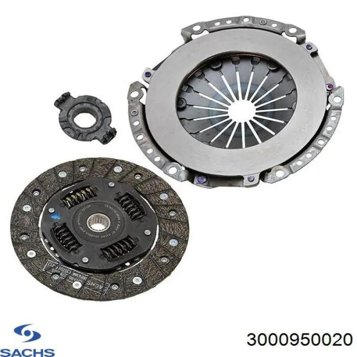 3000 950 020 Sachs kit de embraiagem (3 peças)