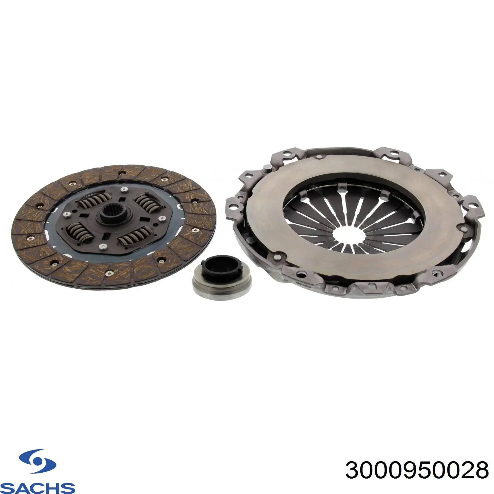 Купить 3000950028 Sachs Комплект сцепления (диск, корзина, подшипник)